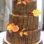 wood cake